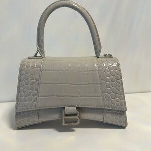 Balenciaga Hourglass Croc bag